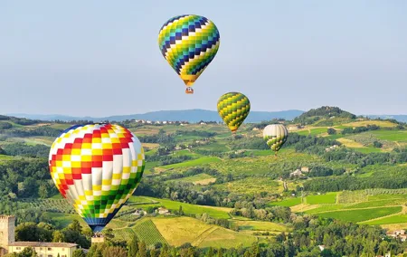 Experience the Magic of Tuscany from a Hot Air Balloon
