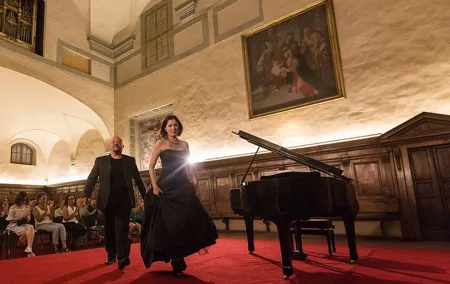 Italian Opera in Santa Monaca Church with Dinner