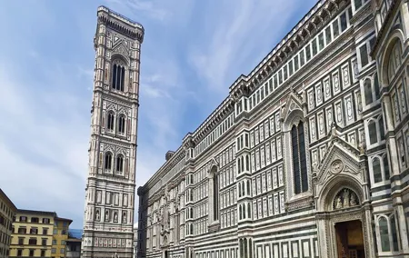 Florence panoramic view Giotto's Bell Tower and Cathedral Ticket