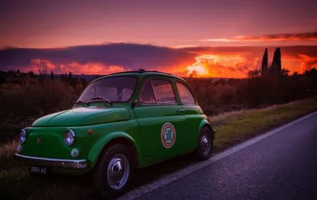 Self-Drive Vintage Fiat 500 Tour from Florence: Sunset Drive and Aperitivo
