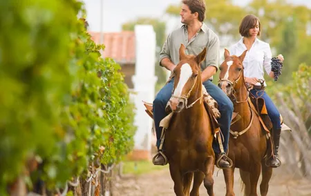 Horseback Riding and Winery Lunch Experience in San Gimignano