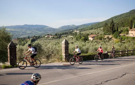 Fiesole: Tuscan Countryside Half Day E-Bike Tour & Farm visit
