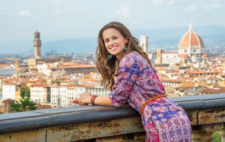 Florence : Private Photoshoot at Piazzale Michelangelo