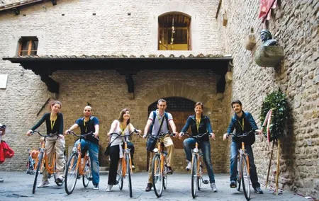 Florence Audio Guided Bike Tour with Live Guide