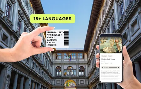 Florence: Uffizi Gallery Priority Ticket with Audio Guide App