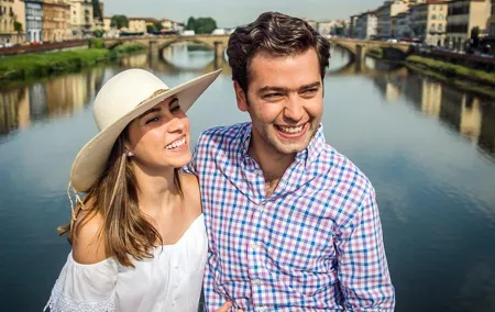 Exclusive Photo Shoot on Rooftops and Bridges of Florence