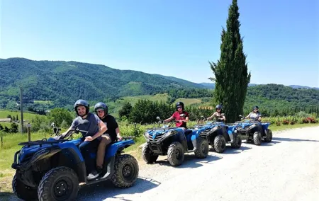 Quad Tour ATV Adventure in Chianti. Lunch and Wine Tasting