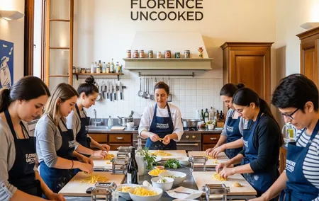 Florence Pasta Cooking Class with Unlimited Wine