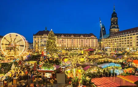 Dresden Christmas Market & Bastei Saxon Switzerland Tour from Prague