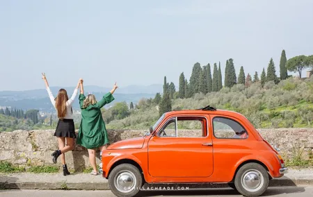 Vintage Fiat 500 Chianti Classico Wine Tour and Tuscan Lunch