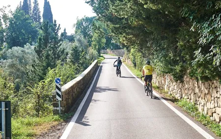 Active Full Day Tuscan Bike Tour With Wine Tasting and Lunch