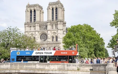 Paris Full Day City Tour on a Bus with Museum Pass Optionals