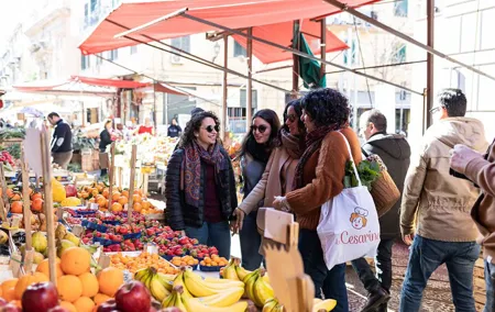Cesarine: Half-day Market Tour & Cooking Class in Florence