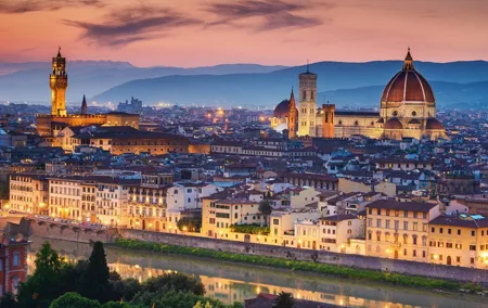 Private car trip to Florence and Pisa from the Port of Livorno (10 h)
