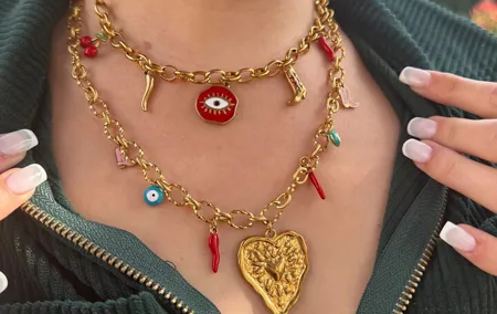 Creation of unique jewel with charms