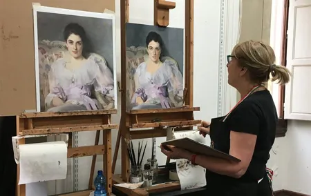 5 Mornings Old Master Copy Painting Workshop in Florence