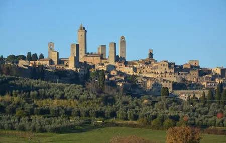One Way Private Transfer: Florence to Rome with Visit to San Gimignano and Siena