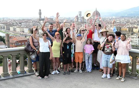 Uphill to Piazzale Michelangelo & San Miniato Basilica Panoramic Walking Tour