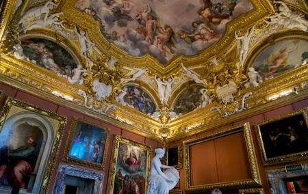 Palatine and Modern Art Gallery at the Pitti Palace in Florence