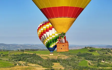 Private Tour: Tuscany Hot Air Balloon Flight from Firenze