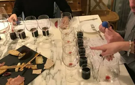 Make your bland bottle and cork Your wine in center of Florence