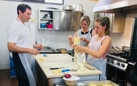 San Gimignano Pasta Cooking Class in a Winery from Florence