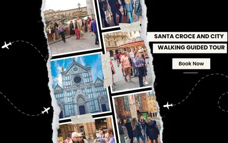 Santa Croce and Guided City Walking Tour in Florence