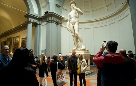 Accademy Gallery: Standing Before Michelangelo’s David