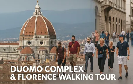 Duomo Complex and City Walking Tour with Cupola Entry Tickets