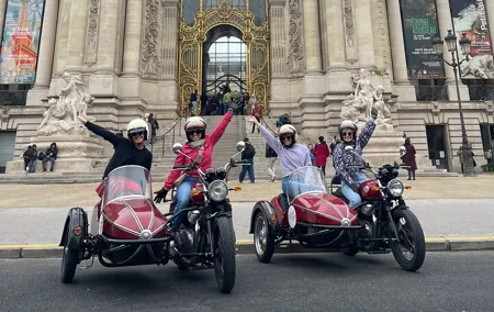 Custom Half-Day Paris Sidecar Experience