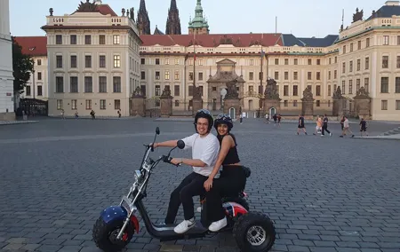 Electric Trike Tour in Prague - City Sightseeing & Fun Riding