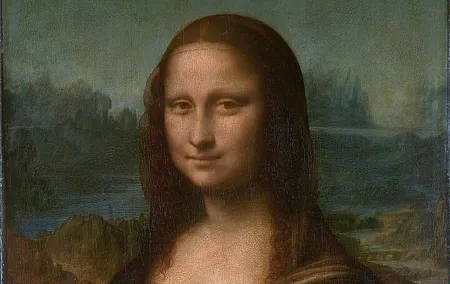 Louvre museum with small group