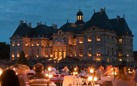 Luxury Evening Dining Experience at Chateau de Vaux-le-Vicomte