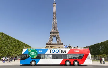 Paris Tootbus Discovery by Day and by Night Routes