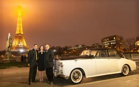 Paris Picturesque Romanic Luxury Vintage Rolls Royce Tour