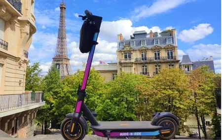 Electric scooter rental in Paris Full Day