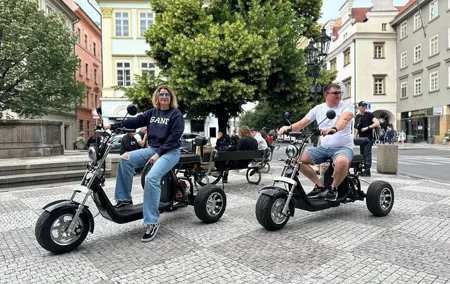 2 Hours Fun Trike Tour in Prague with Guide