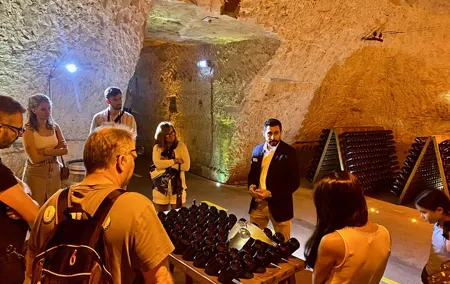 GRAND VINTAGE Taittinger Veuve Clicquot Cellars & Tastings trip
