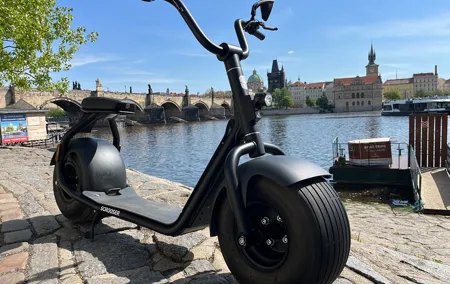 Prague Fat Tire E-Scooter Tour with A Local Guide