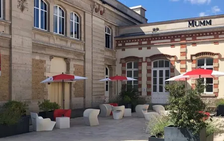 Champagne Mumm in Reims Private Half Day Tour from Paris