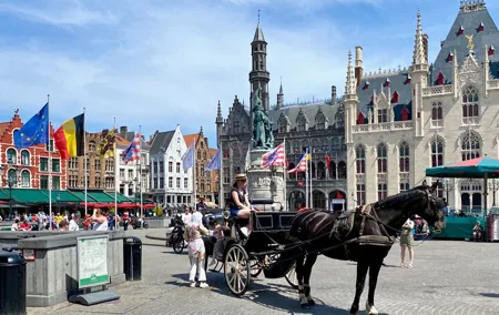 4 day Guided Amsterdam Brussels Bruges Small Group15 from Paris