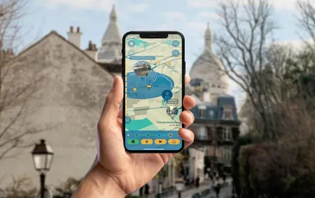 Montmartre GPS App Walking Tour Mobile Game