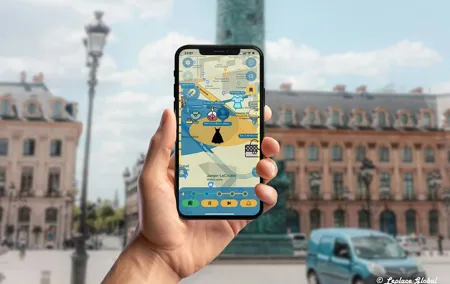 Paris Fashion History GPS App Walking Tour Mobile Game