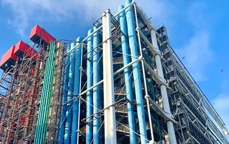 Centre Pompidou Permanent Collection + Rooftop Access Tickets