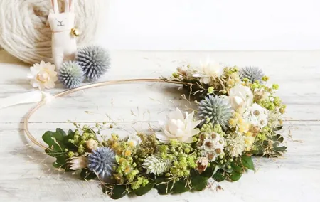 Paris 1e: Preserved Flower Wreath Workshop