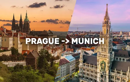 Prague-Munich One-Way Sightseeing Day Tour