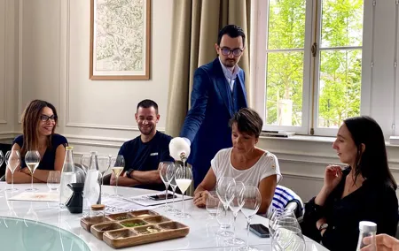DeLuxe DOM PERIGNON Ruinart Cellars Tastings Michelin Lunch