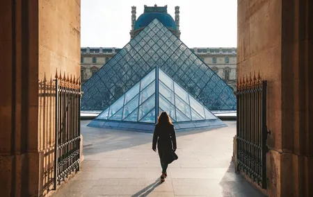 Louvre Museum Photoshoot Art and Elegance Unveiled