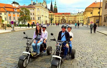Live-Guided Tour - Trike-Harley Adventure of Prague