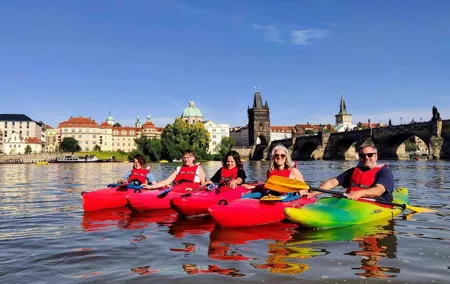 Prague Kayak Tour in City Center - 2 hours